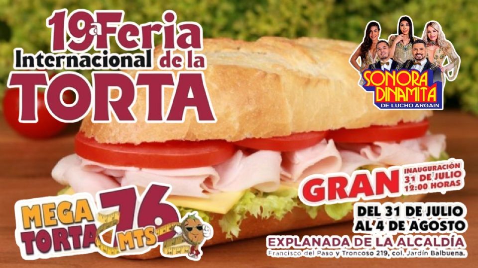 Conoce los detalles de la inauguración de la Feria de la Torta 2024.