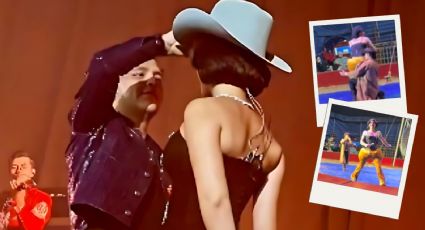 Parodia de Christian Nodal y Ángela Aguilar en circo se hace viral en redes sociales