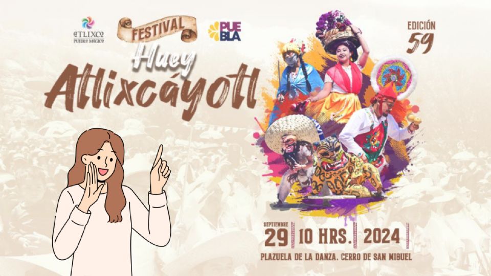 La edición 59 del Festival Huey Atlixcáyotl está próxima a realizarse