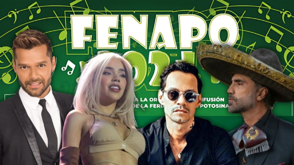 Cartelera de artistas de la FENAPO 2024 para esta semana del 19 al 25 de agosto