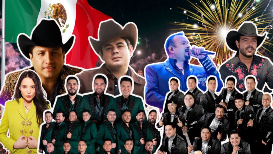 Todos estos artistas se encargarán de amenizar el Grito de Independencia en diversos Estados de México