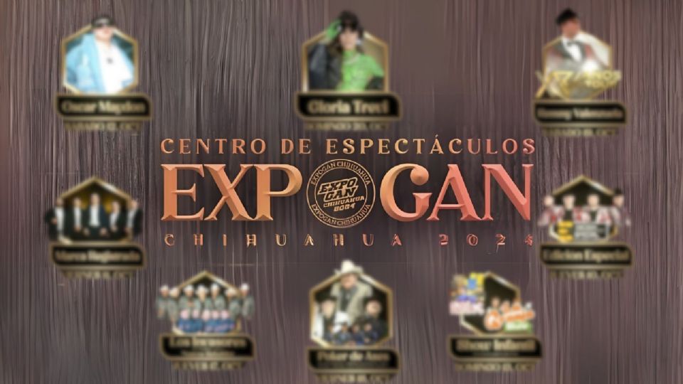 Conoce el cartel de artistas para la Expogan 2024.