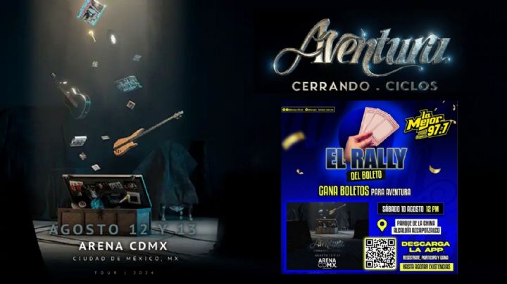 Aventura "Cerrando Ciclos Tour" GRATIS: Así puedes ganar BOLETOS con La Mejor FM