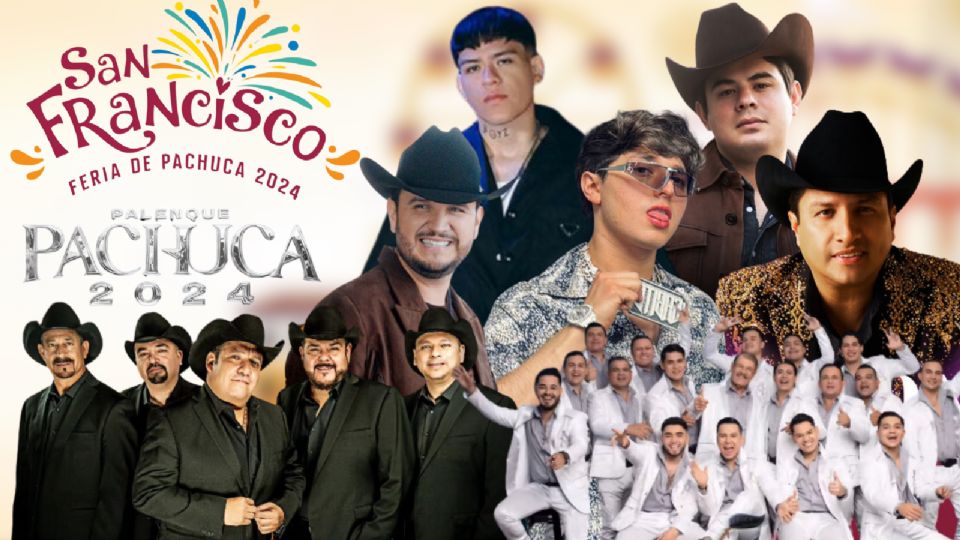 Estos son los artistas que se presentarán en la Feria de Pachuca 2024