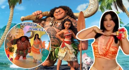 Gomita enciende las redes con su outfit de Moana para su fiesta de cumpleaños VIDEO