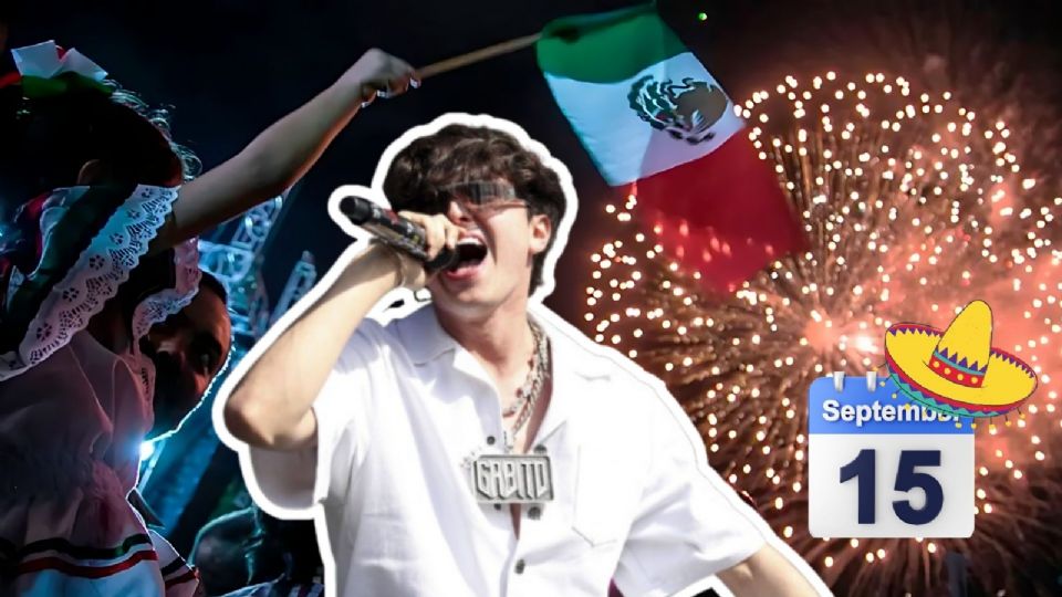 Festejo del 15 de septiembre en Tamaulipas con Gabito Ballesteros