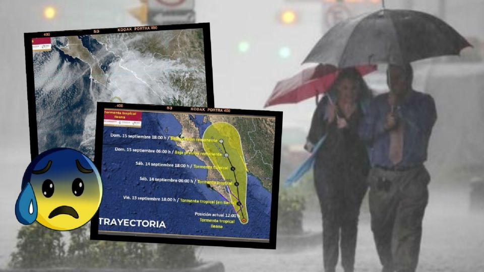 Tormenta Tropical Ileana afectará en estados del norte del país