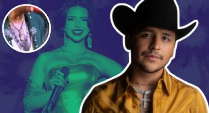 Christian Nodal recuerda a su esposa Ángela Aguilar en pleno concierto con estos accesorios