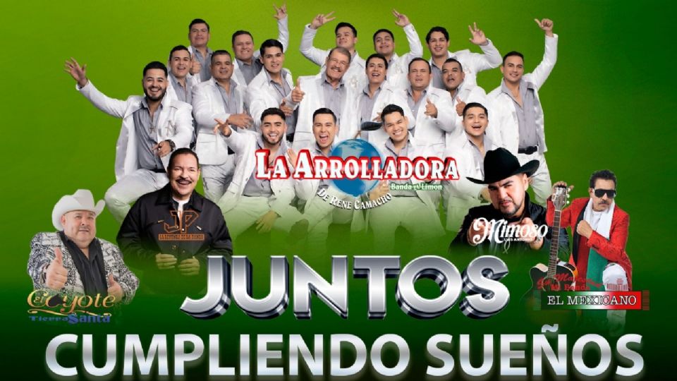 Asiste al concierto GRATUITO de La Arrolladora en Morelia; conoce todos los detalles.