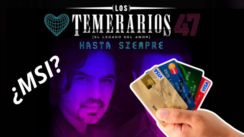 ¿Se puede pagar a meses sin intereses para la compra de boletos de Los Temerarios?