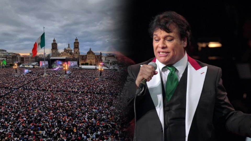 Juan Gabriel revive en concierto desde el Zócalo