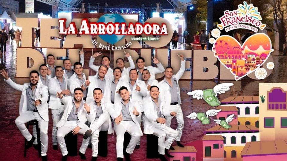 Precio de las entradas para La Arrolladora en la Feria de Pachuca 2024