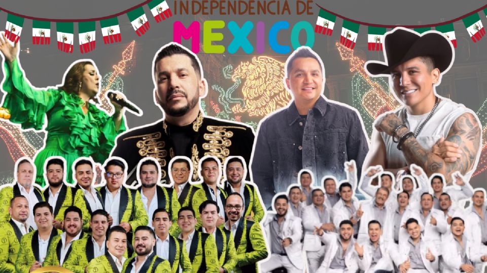 Estos son los artistas que darán el Grito de Independencia en algunos municipios del Estado de México