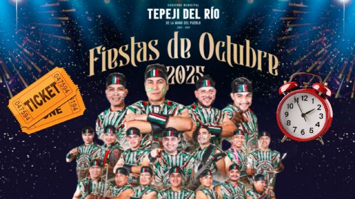 Fiestas de Octubre Tepeji 2025: ¿Qué artista se presentará GRATIS hoy 10 de octubre?