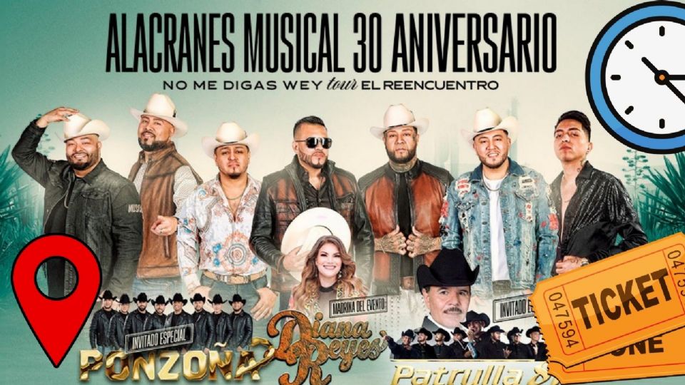Alacranes Musical se presentará HOY en la Arena CDMX