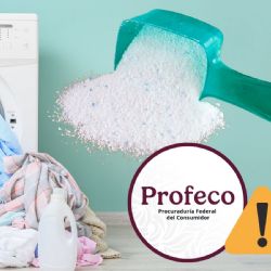 Las marcas de detergentes para ropa que no cumplen, exhibe Profeco
