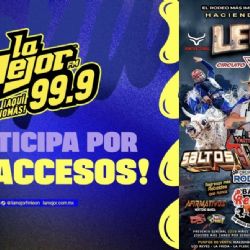 PARTICIPA POR TUS BOLETOS PARA SALTOS LA GLORIA EN TODOS LOS PROGRAMAS DE LA MEJOR FM 99.9