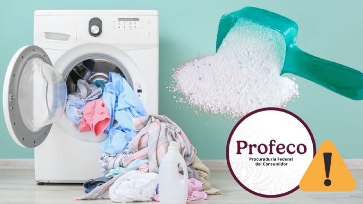 Las marcas de detergentes para ropa que no cumplen, exhibe Profeco