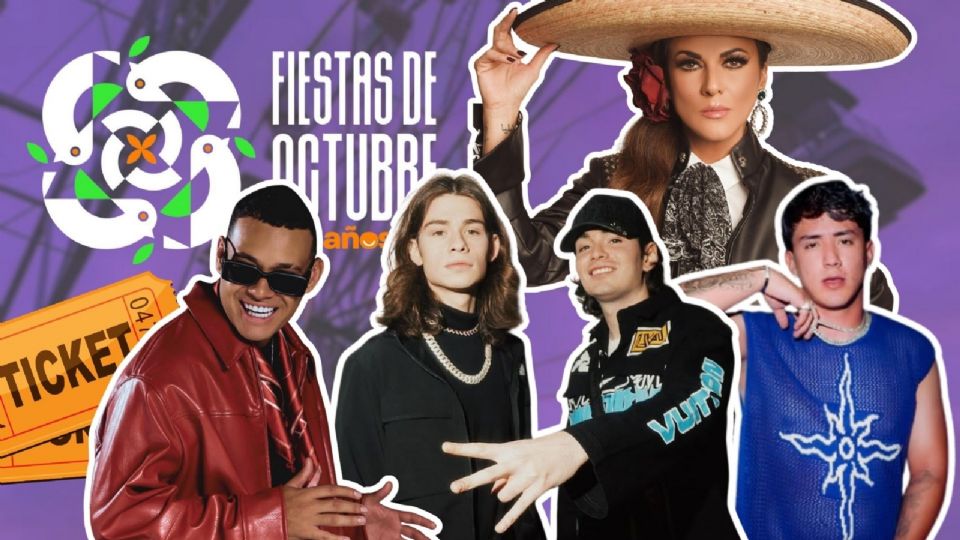 Artistas que se presentarán HOY en las Fiestas de Octubre 2025