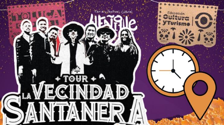Feria del Alfeñique Toluca 2025: ¿A qué hora empieza el concierto GRATIS de La Vecindad Santanera HOY 30 de octubre en el EDOMEX?