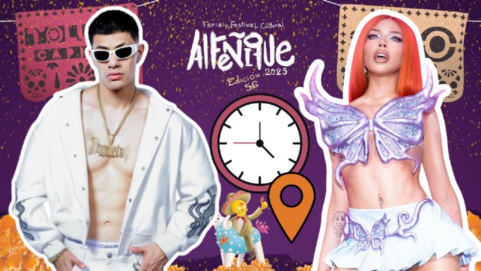 El Bogueto y Yeri Mua se presentarán HOY en la Feria del Alfeñique Toluca 2025