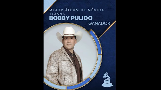 Bobby Pulido es un ganador dentro del Latin Grammy 2025