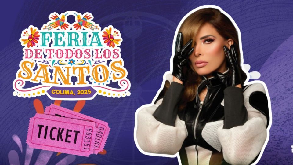Gloria Trevi se presentará HOY en la Feria de Todos los Santos Colima 2025