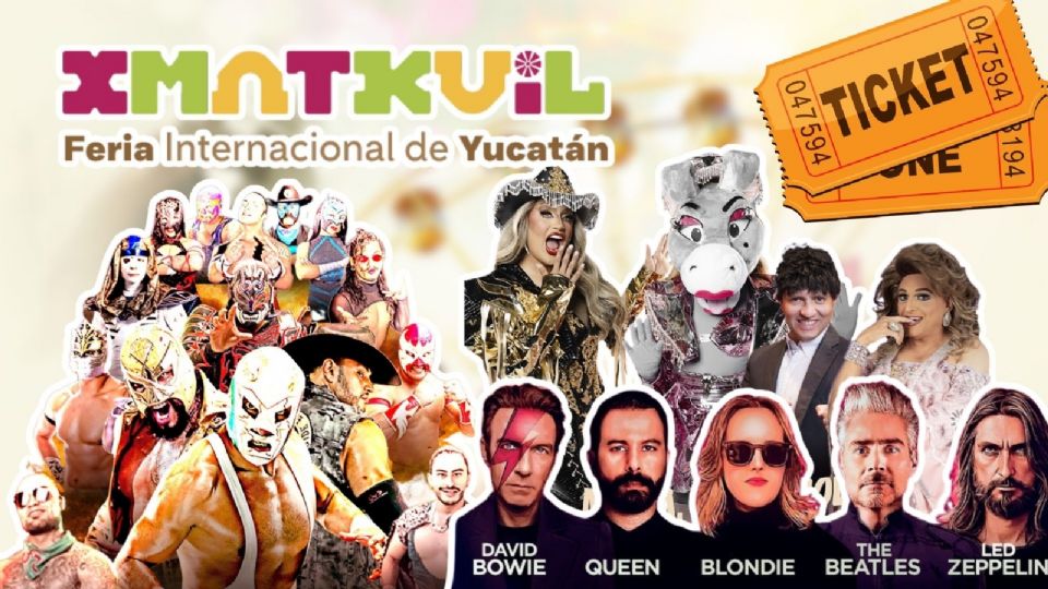 Artistas que se presentarán HOY en la Feria Xmatkuil Yucatán 2025