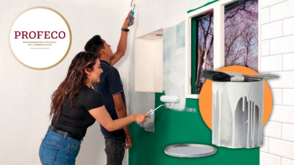 Estas son las mejores marcas de pintura, según estudio de la Profeco