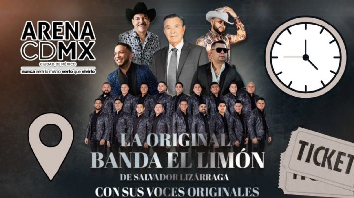 La Original Banda El Limón en la Arena CDMX 2025: ¿A qué hora empieza el concierto HOY 26 de noviembre y quiénes son los artistas invitados?
