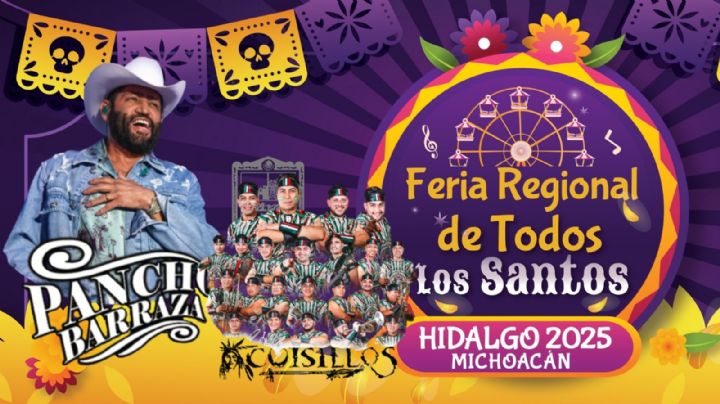 Feria Regional de Todos los Santos Hidalgo 2025: Cartel de artistas que se presentarán esta última semana