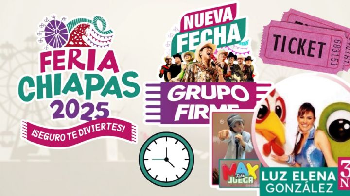Feria Chiapas 2025: ¿Qué artistas se presentarán HOY 30 de noviembre en el Foro Masivo y en el Palenque? Horarios y precios