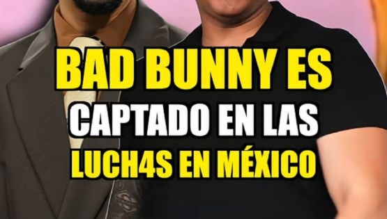 Bad Bunny es captado en las luchas en México: ¿Era él el enmascarado con la máscara del Místico?