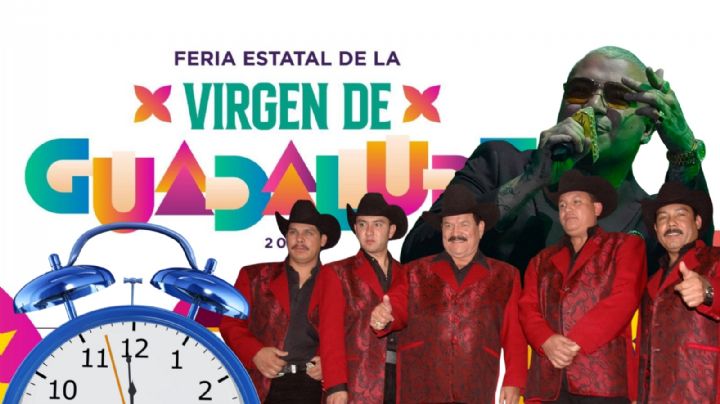 Feria Estatal de Guadalupe 2025: Artistas que se presentarán este fin de semana en la CLAUSURA
