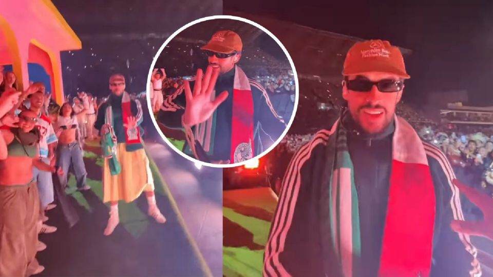 Fan mexicano de Bad Bunny se vuelve viral al grabar desde su POV.