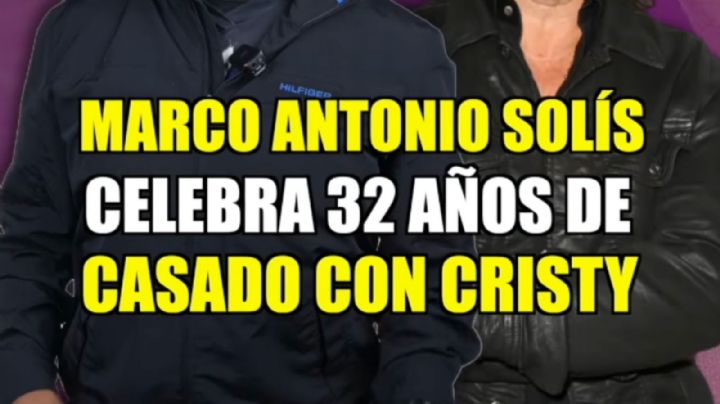 Marco Antonio Solís celebra 32 años de casado con Cristy y conmueve con mensaje de amor eterno