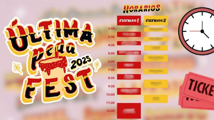 Última Peda Fest 2025: Horarios por artista que darán concierto HOY 20 de diciembre en CDMX; precio de los boletos