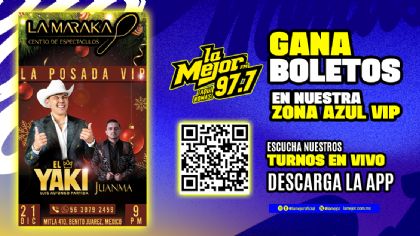 Gana tus boletos para la Posada VIP con el Yaki