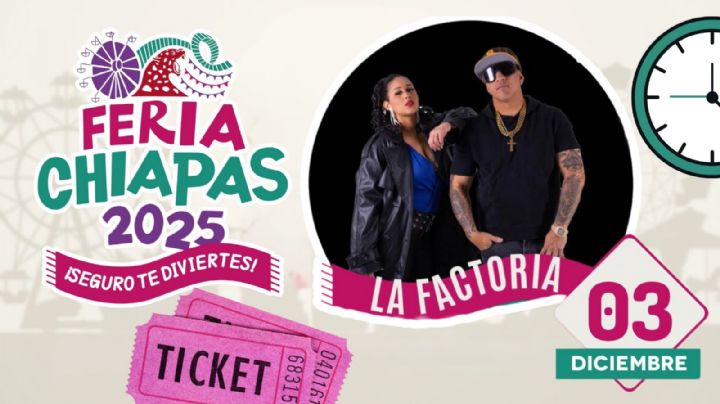 Feria Chiapas 2025: Programa completo de artistas y actividades de HOY 3 de diciembre