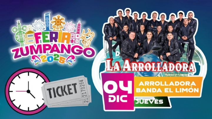 Feria Zumpango 2025: ¿A qué hora empieza el concierto de La Arrolladora HOY 4 de diciembre en el EDOMEX? Programa completo