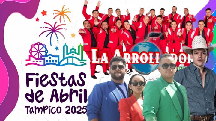 Fiestas de Abril Tampico 2025: Cartelera de artistas que darán concierto del 14 al 20 de abril