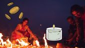 Foto ilustrativa de la nota titulada: Esto significa poner monedas y una vela verde durante la luna