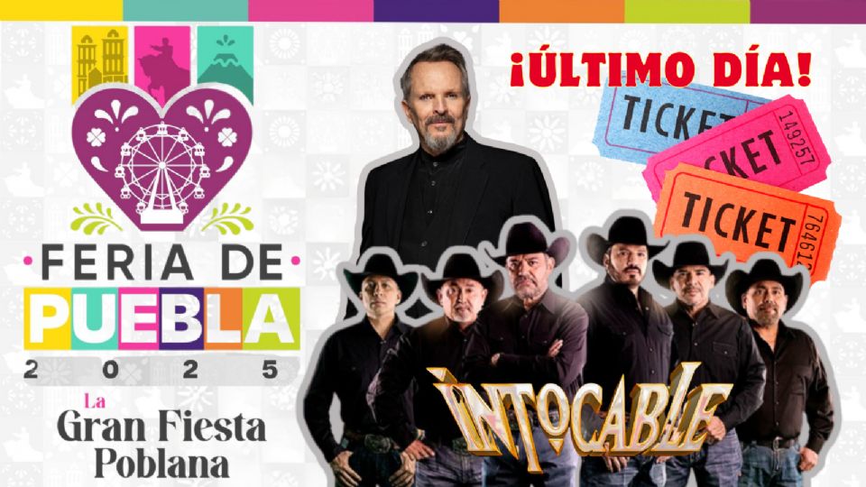 Estos son los artistas que se presentarán en la clausura de la Feria de Puebla 2025.