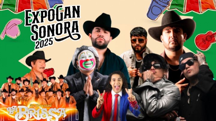 ExpoGan Sonora 2025: Artistas que darán concierto esta última semana del 12 al 18 de mayo