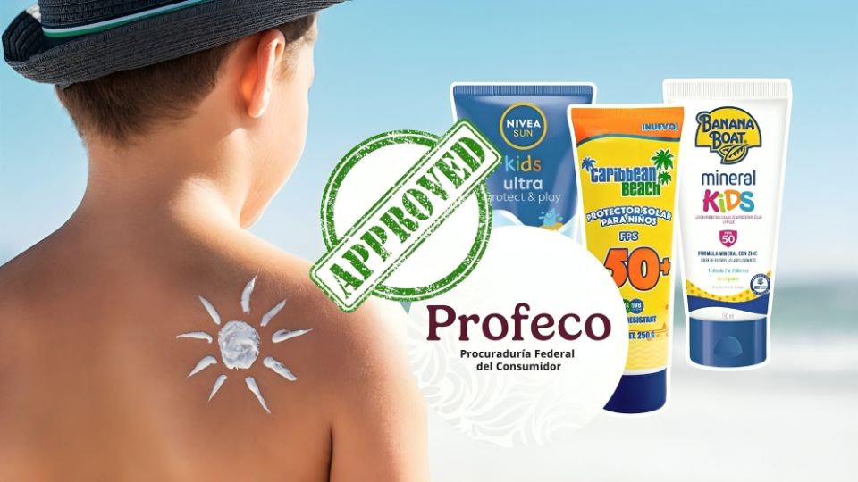 Mejores bloqueadores solares para Niños según PROFECO