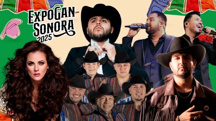 Expogan Sonora 2025: Cartelera de artistas que darán concierto esta última semana del 19 al 25 de mayo