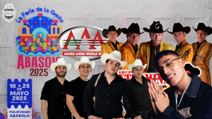 Feria de la Gente Abasolo 2025: Artistas que se presentarán esta última semana del 19 al 25 de mayo