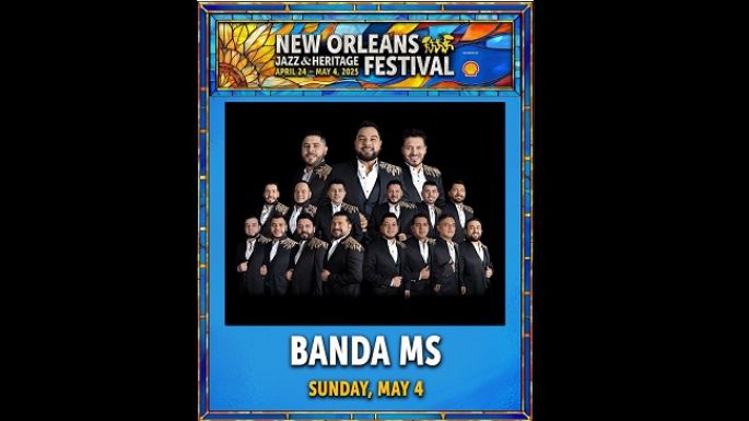Banda MS debutó con éxito en el New Orleans Jazz & Heritage Festival