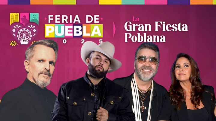 Feria de Puebla 2025: Cartelera de artistas que darán concierto este fin de semana del 8 al 11 de mayo