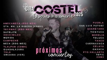 Costel arrasa en varias ciudades y su gira sigue creciendo
